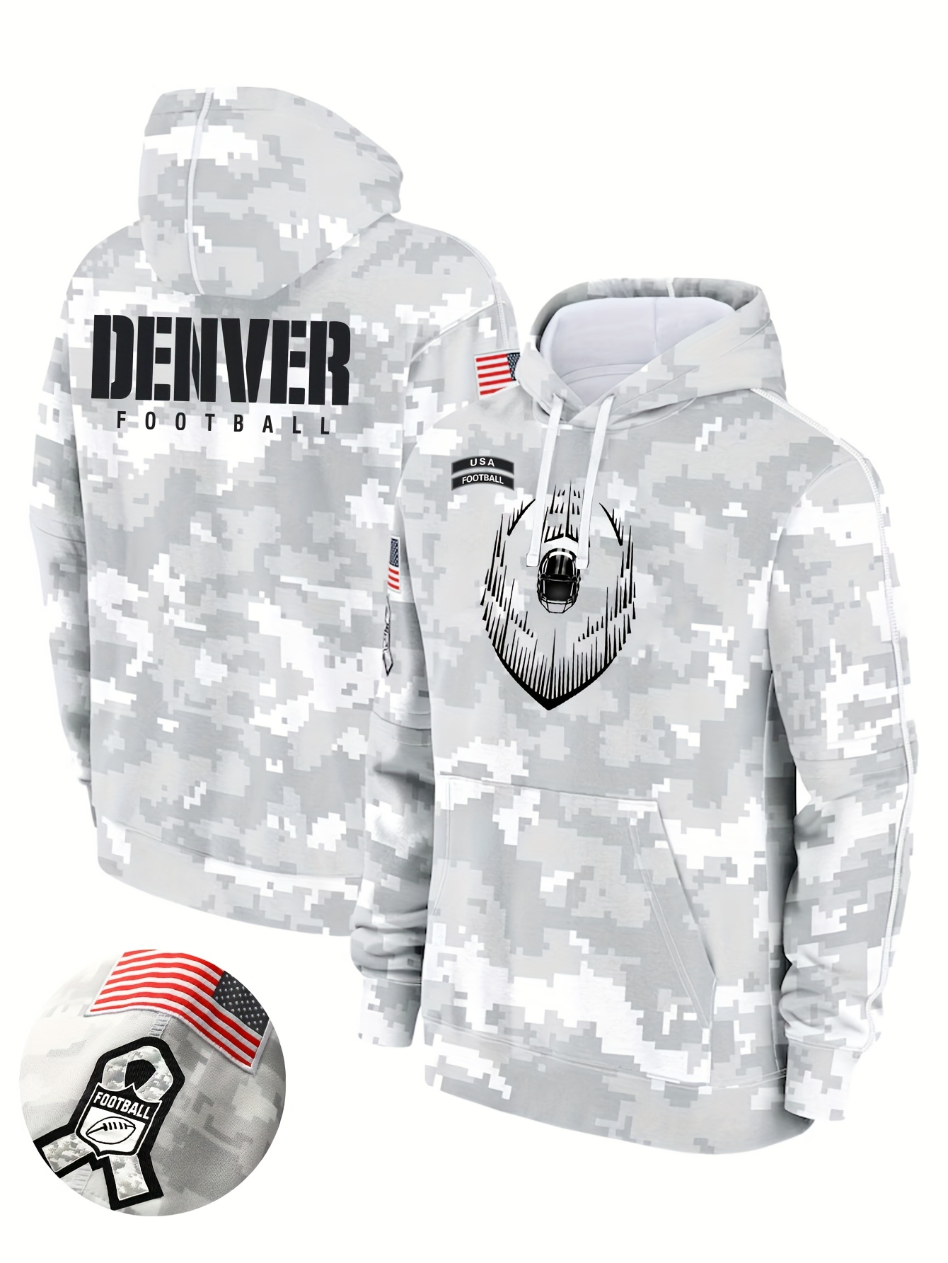 Men 2025 Denver Broncos style #2 NFL hoodie